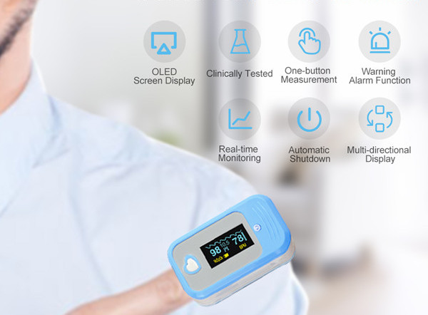 Medlinket’s home portable Temp-Pluse oximeter, scientific anti-epidemic 