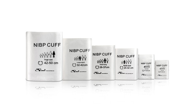 Medlinket’s disposable NIBP cuff, specially designed for newborns