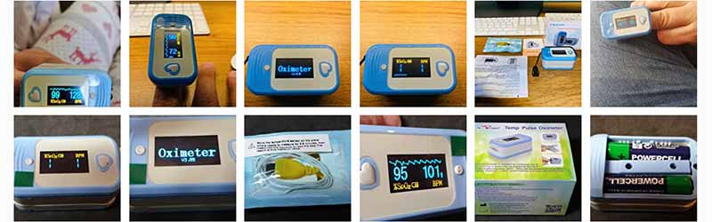 AM801 Temperature Pulse Oximeter