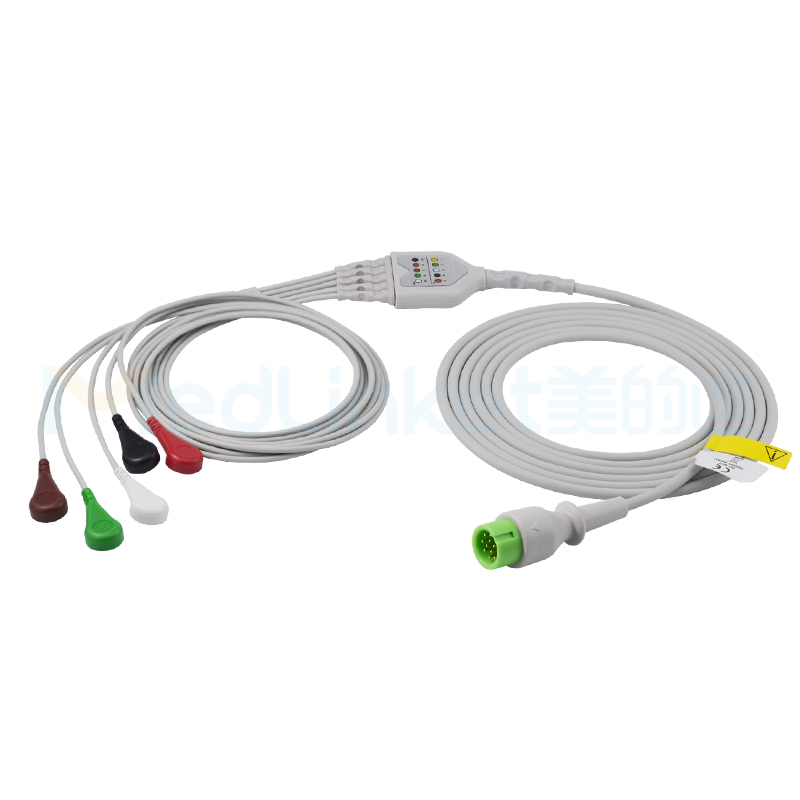 Compatible Biolight Direct-Connect ECG Cables