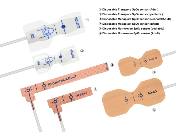 How to choose suitable disposable SpO2 sensor in different departments.