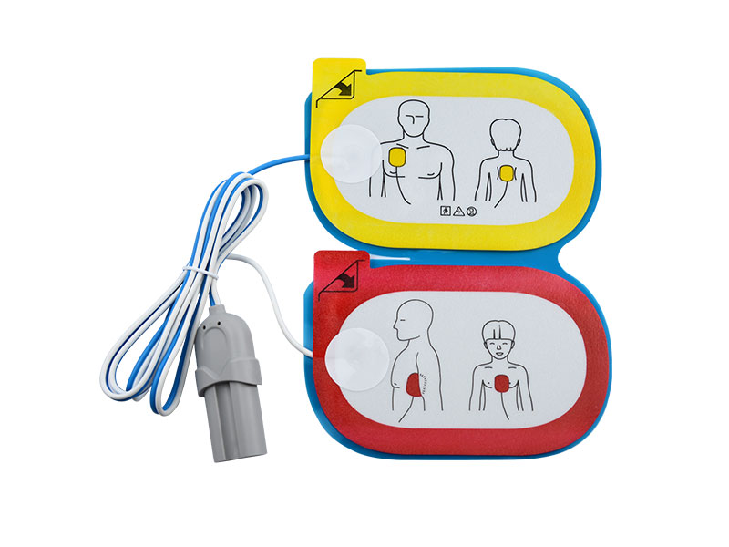 Disposable defibrillation electrodes pads